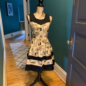Skeleton dress A-line size small